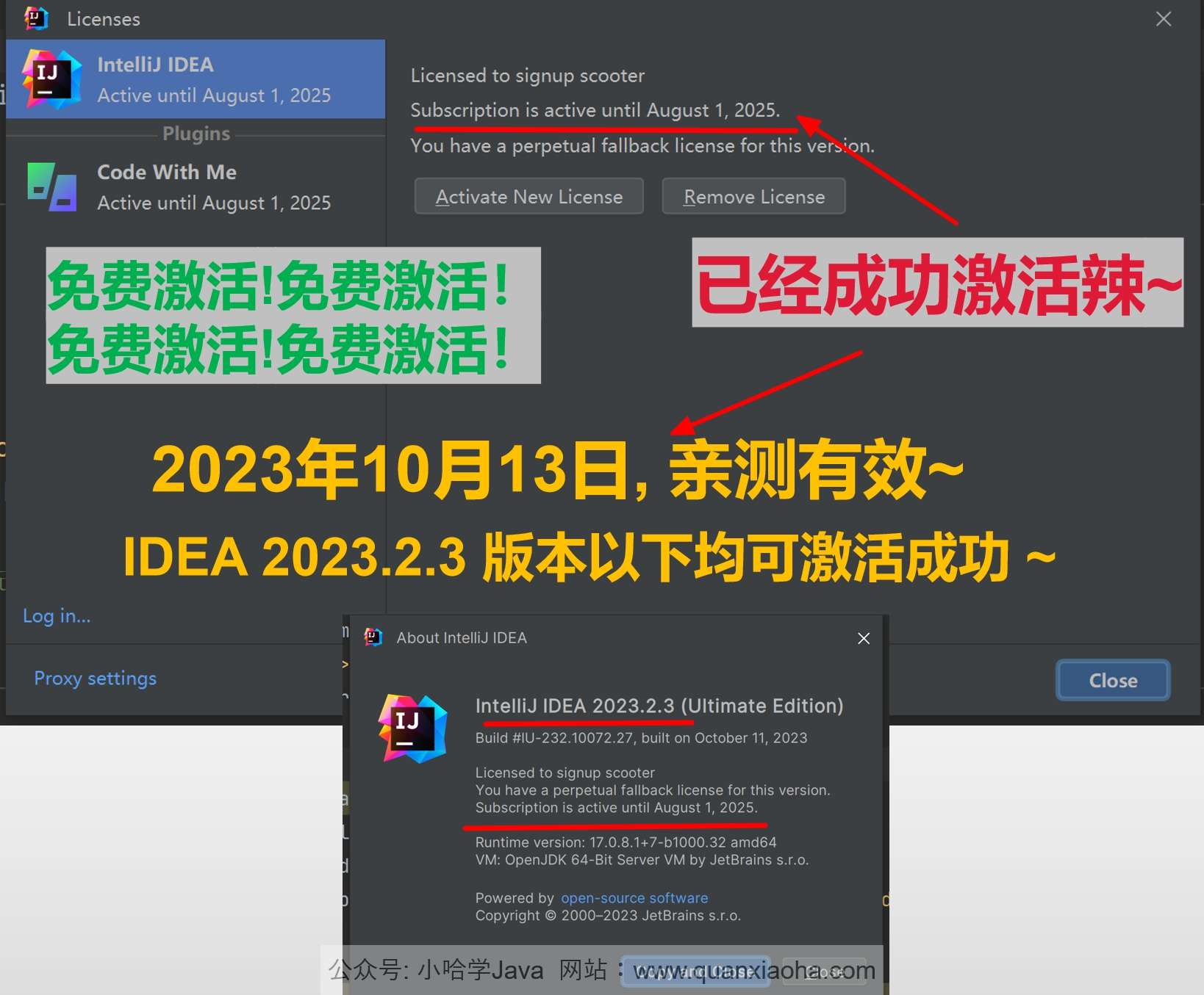 IDEA 2023.2.3 最新破解版安装教程（附激活码，亲测好用） 明日之后破解版下载教学视频全集 实验室设备网