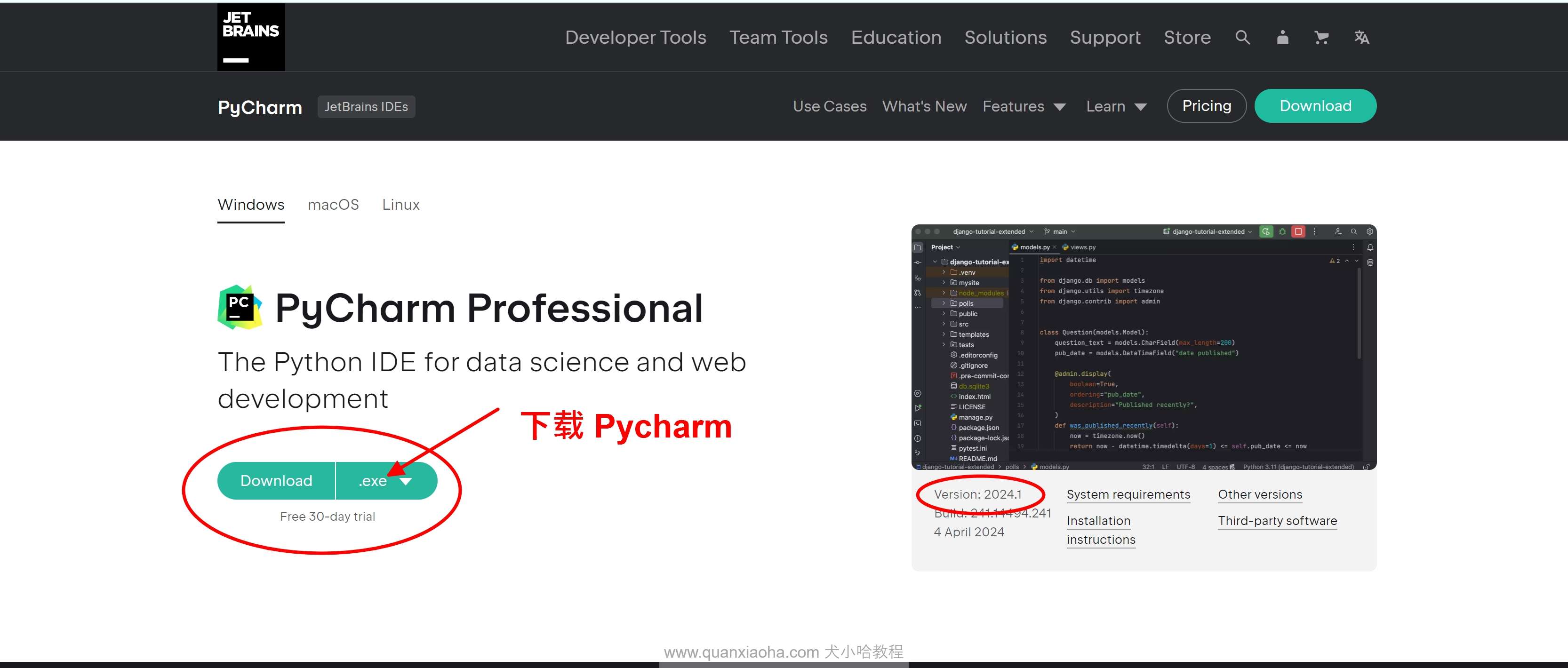 PyCharm 2024.1 最新破解版安装教程（附激活码,亲测好用） 异常教程