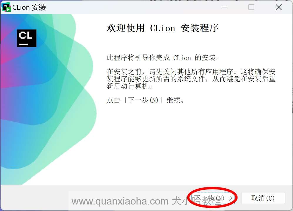 开始安装 Clion 2024.2.1 版本