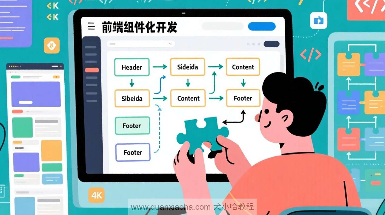 通过 Vue 3 进行组件化开发
