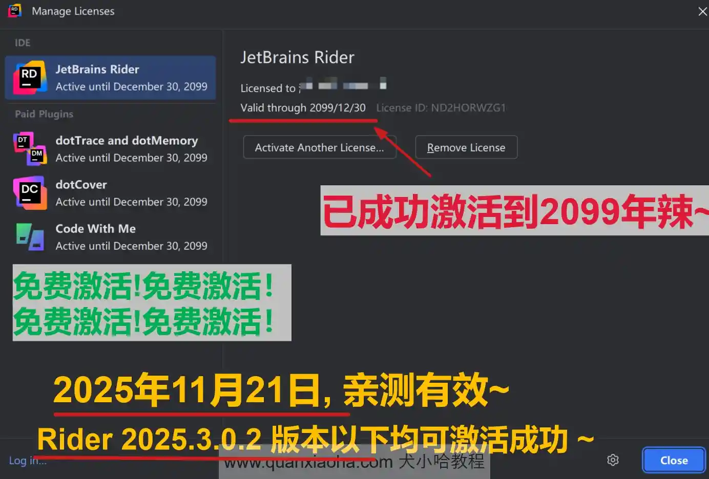 Rider 2025.3.0.2 版本成功截图