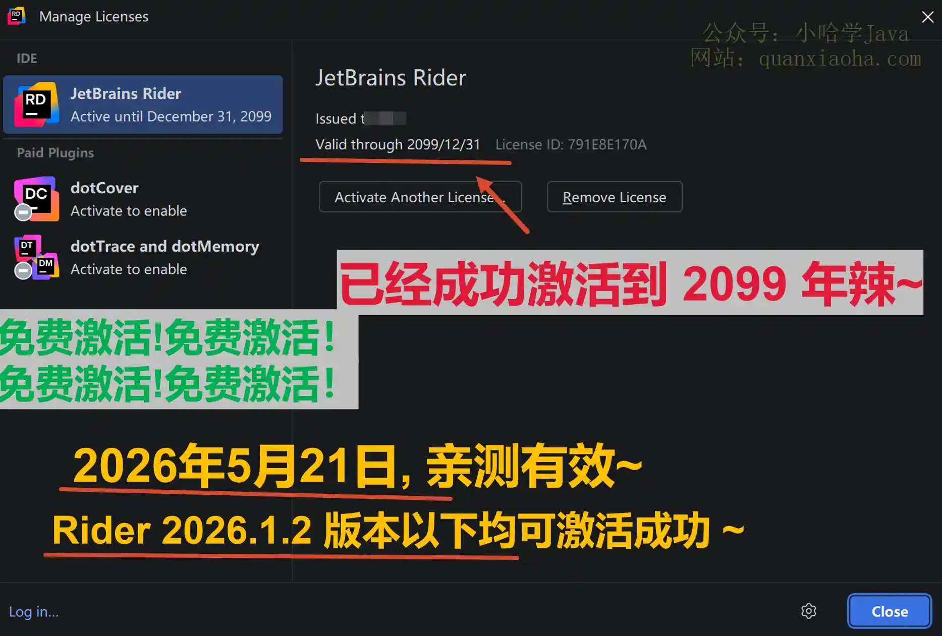 Rider 2026.1.2 版本成功截图