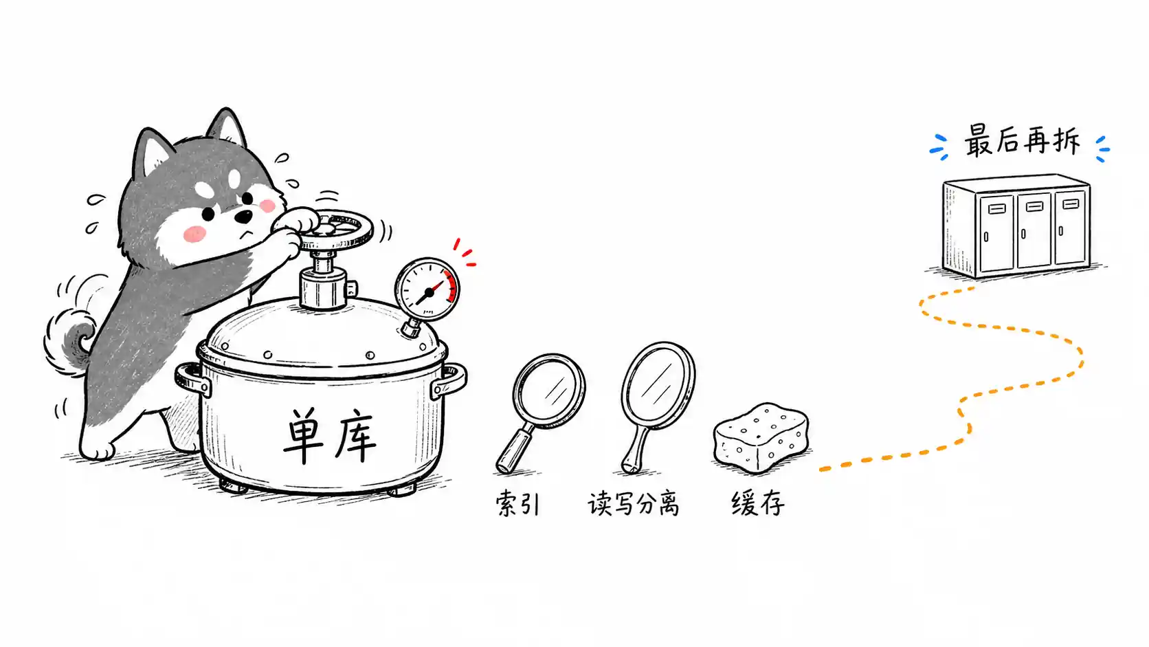 分库分表前的优化路径