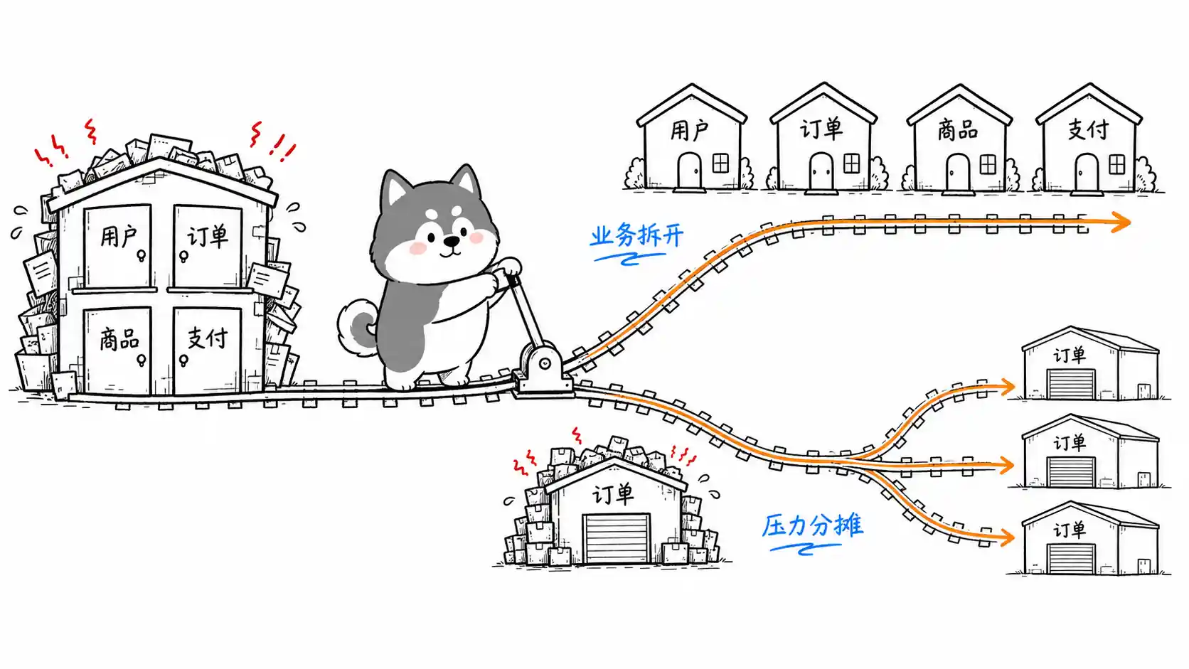 垂直分库与水平分库对比