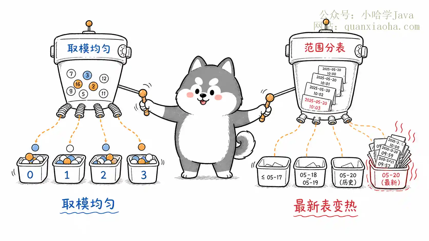 分表算法都有哪些？
