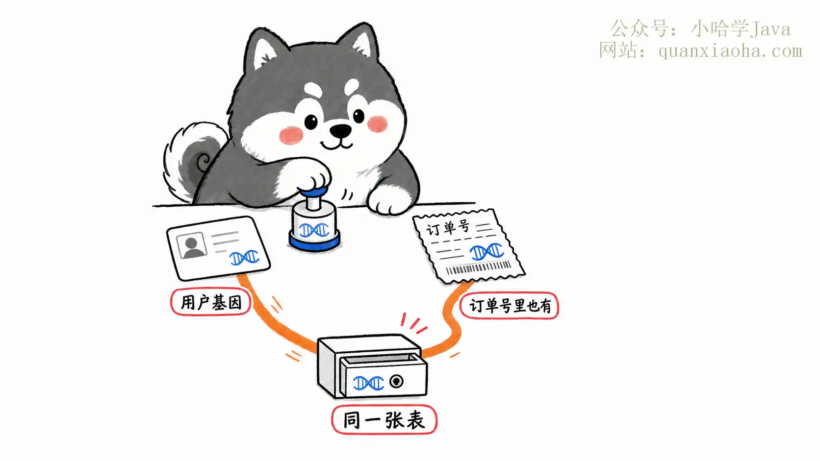分表基因法