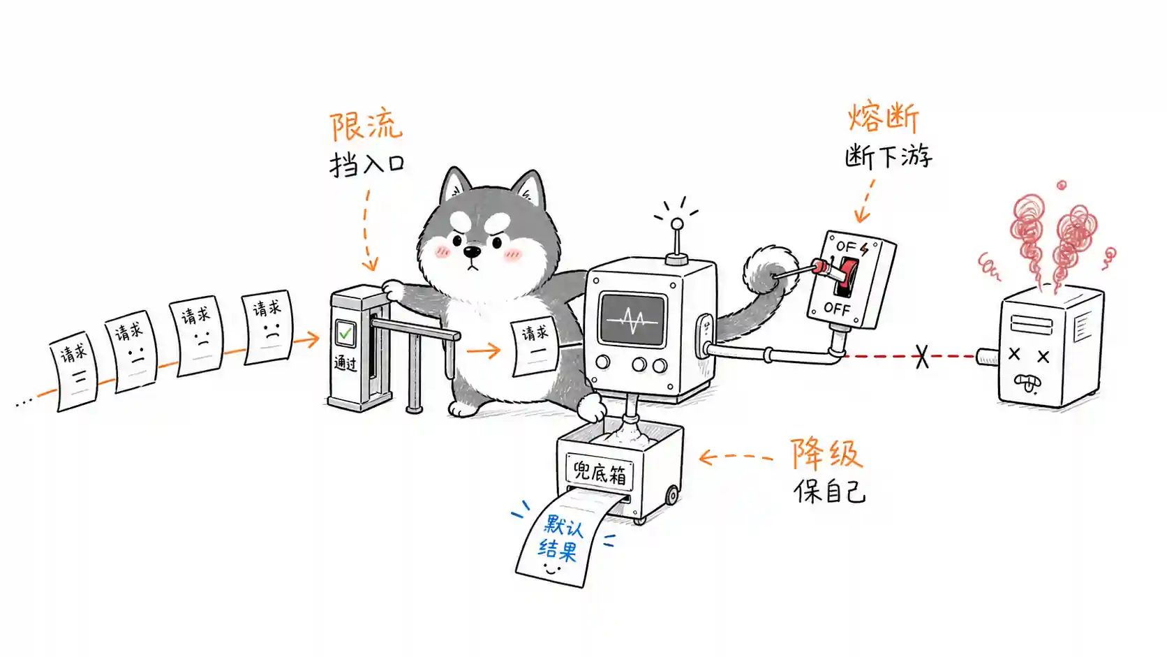 限流熔断降级协同
