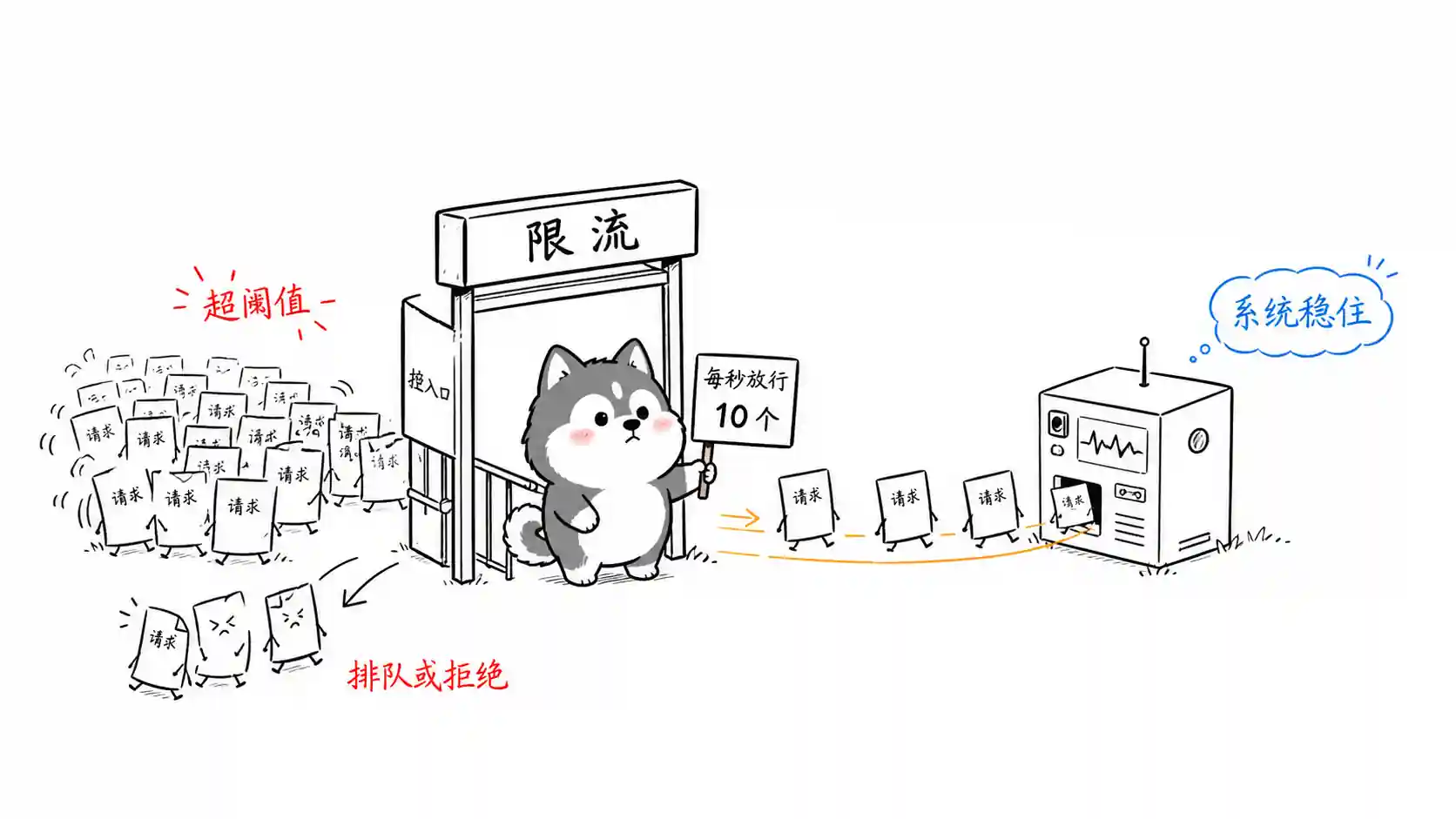 什么是限流？常见的限流算法有哪些？