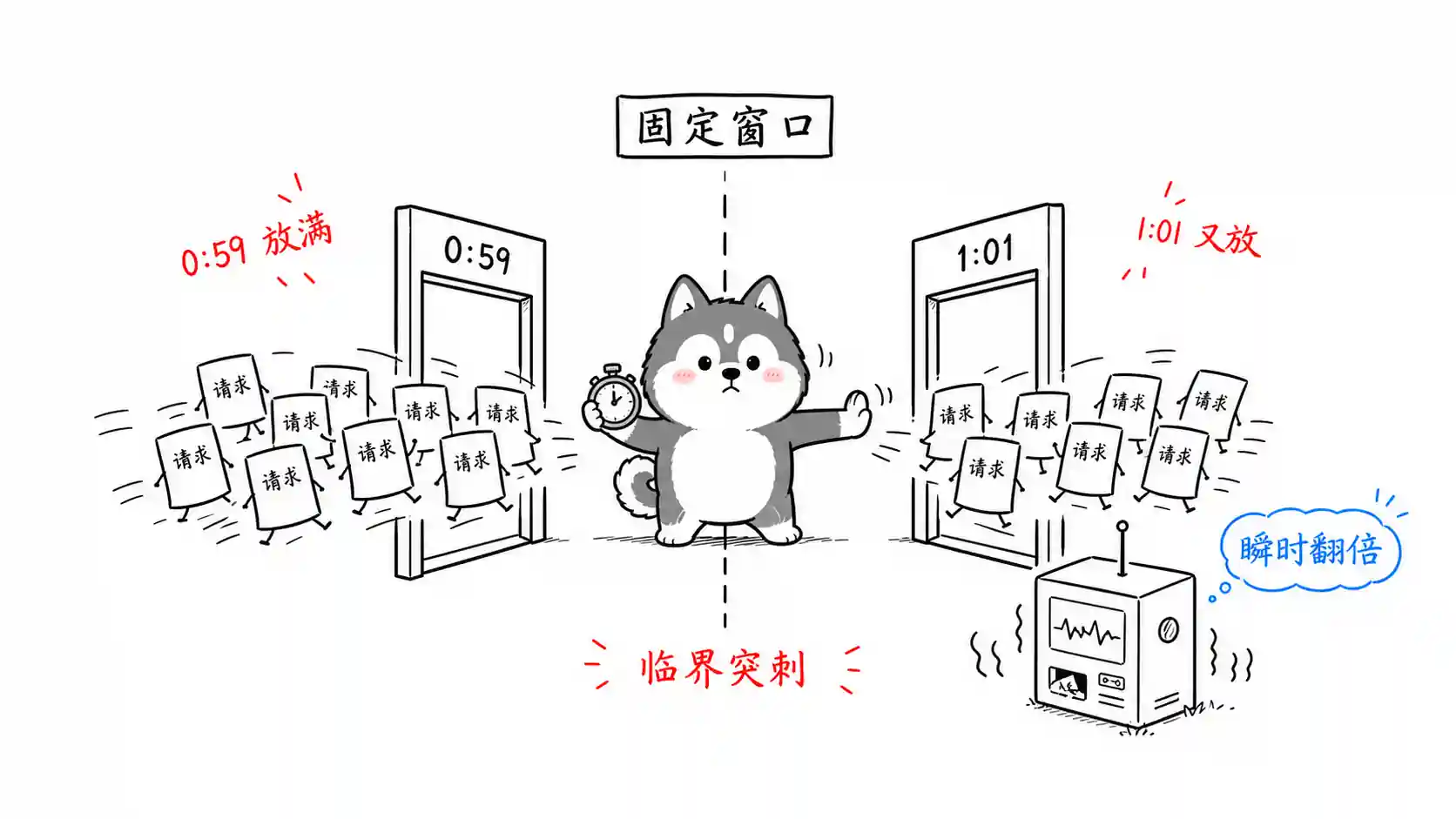 固定窗口临界突刺