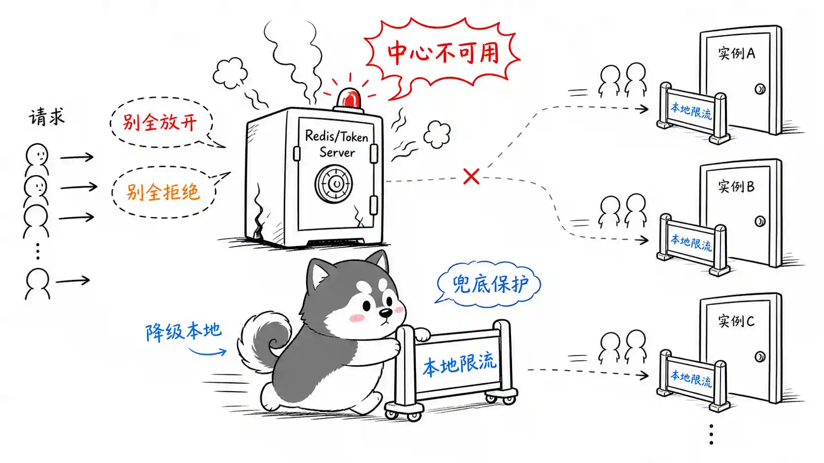 集群限流降级本地