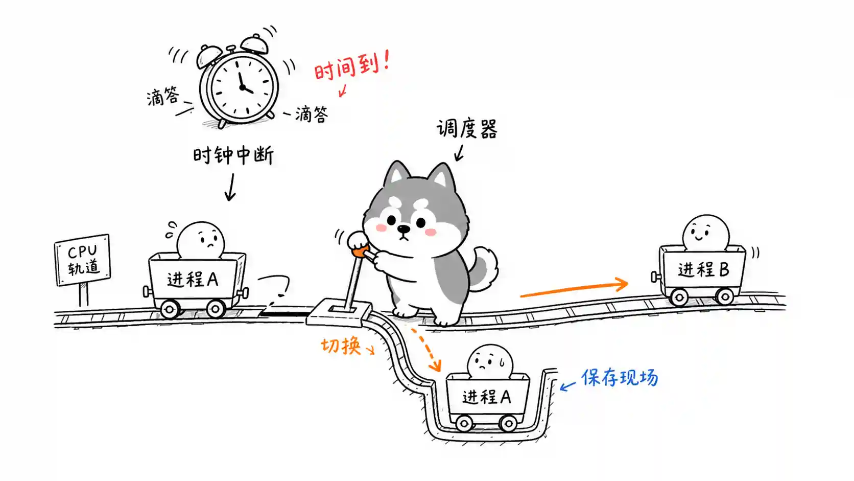 时间片调度切换