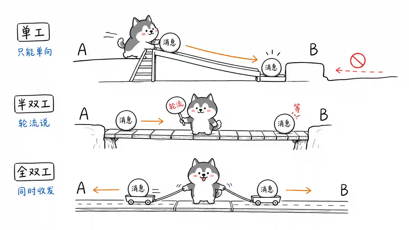 什么是全双工和半双工？