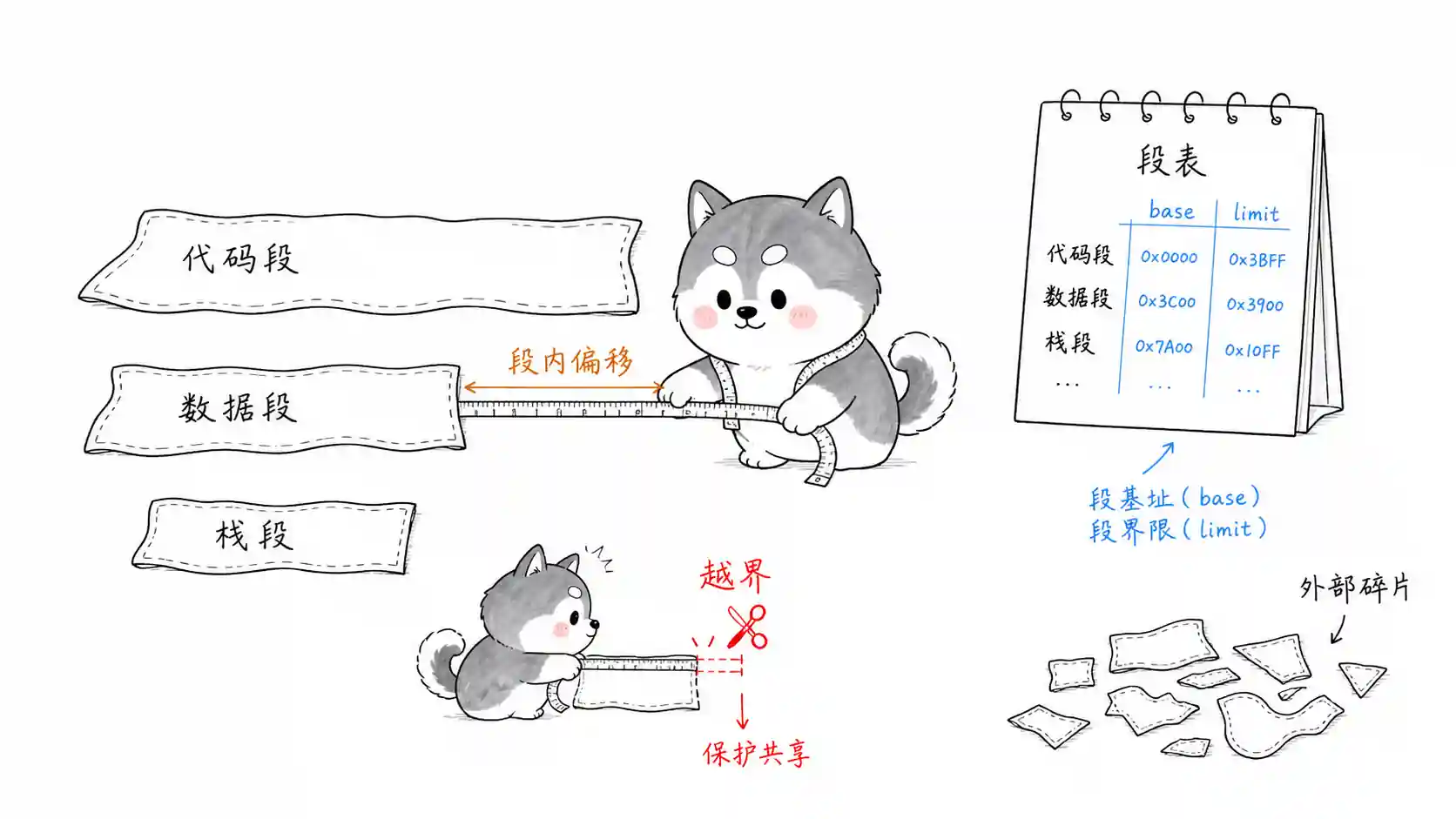 分段段表转换