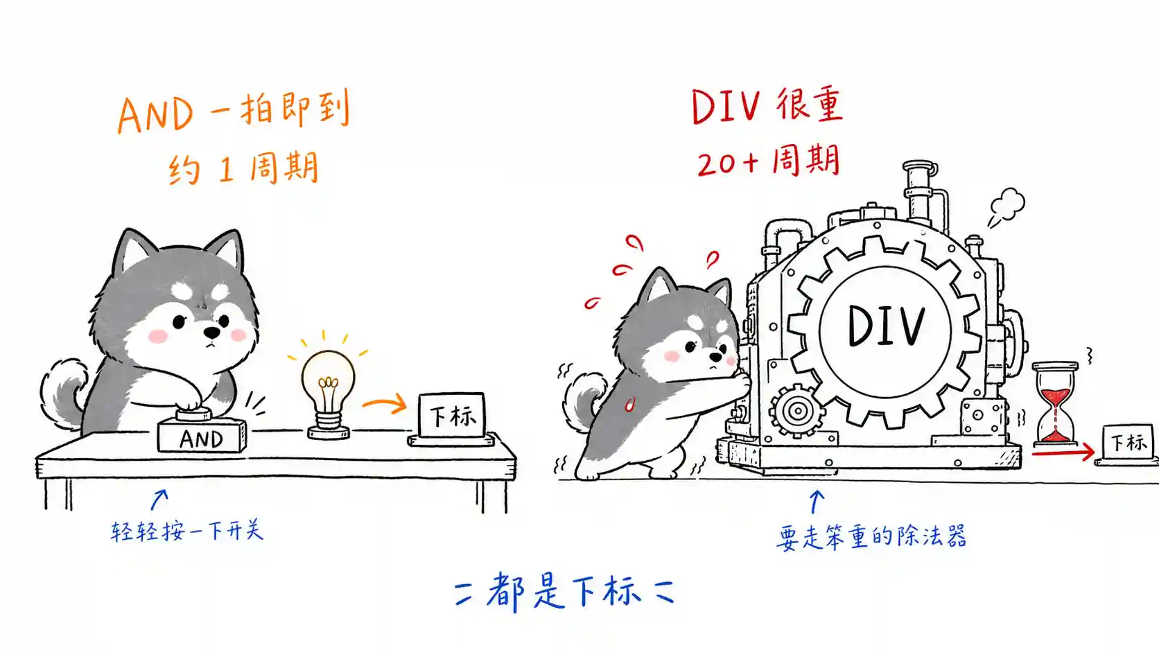为什么按位与运算要比取模运算高效？