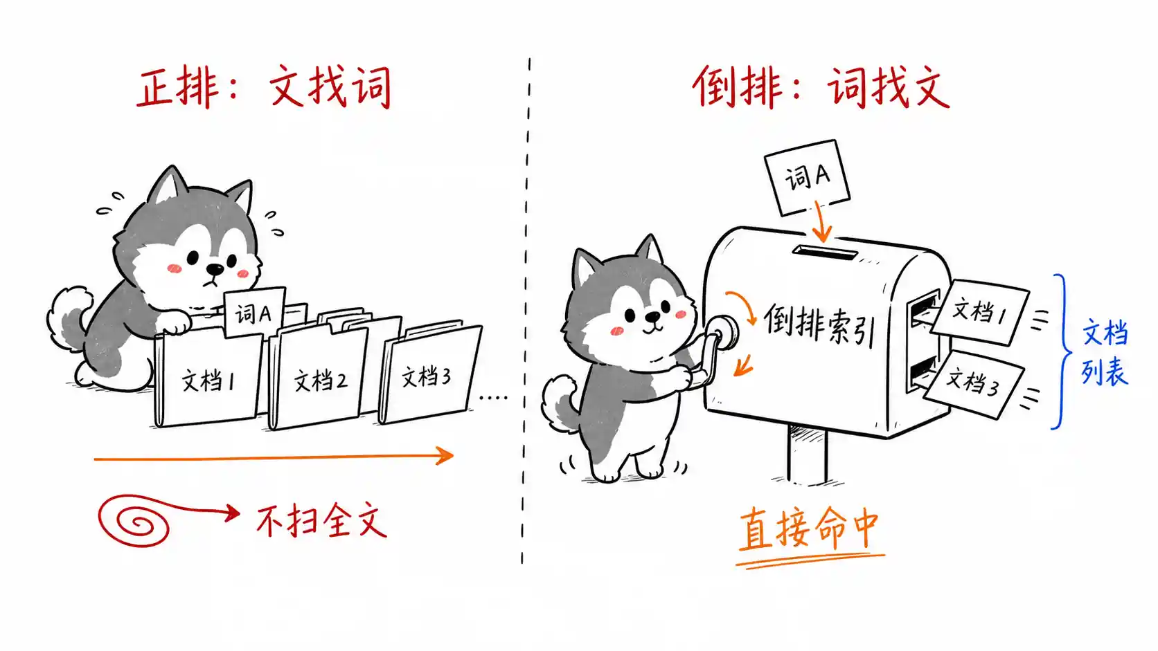 正排倒排索引