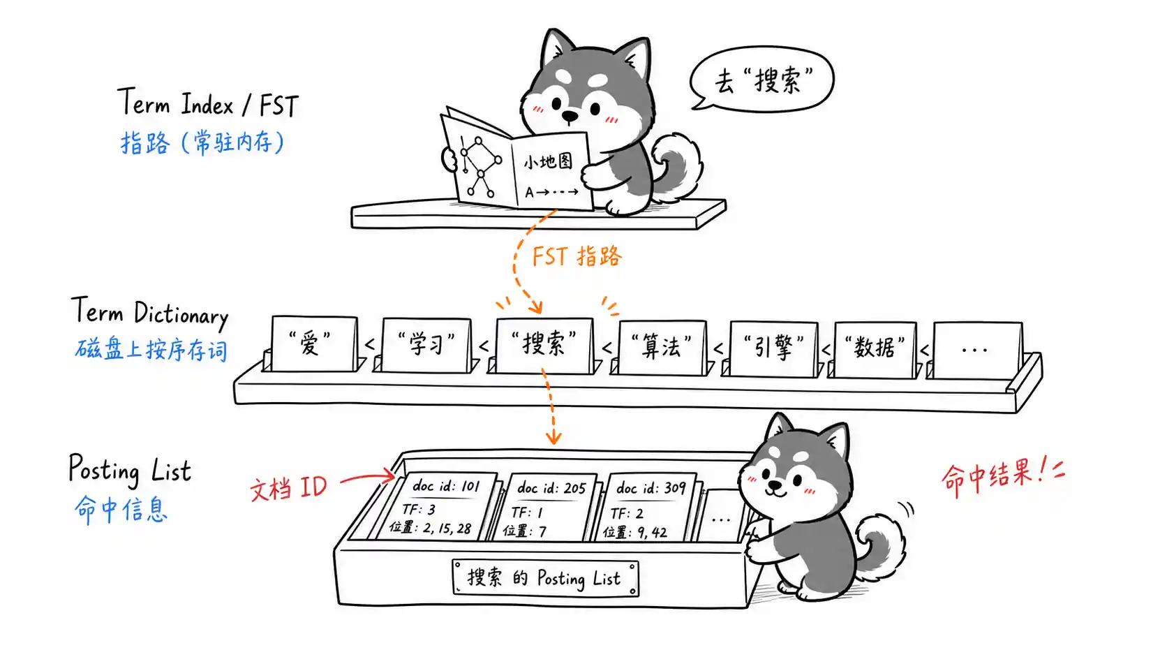 Lucene 倒排索引