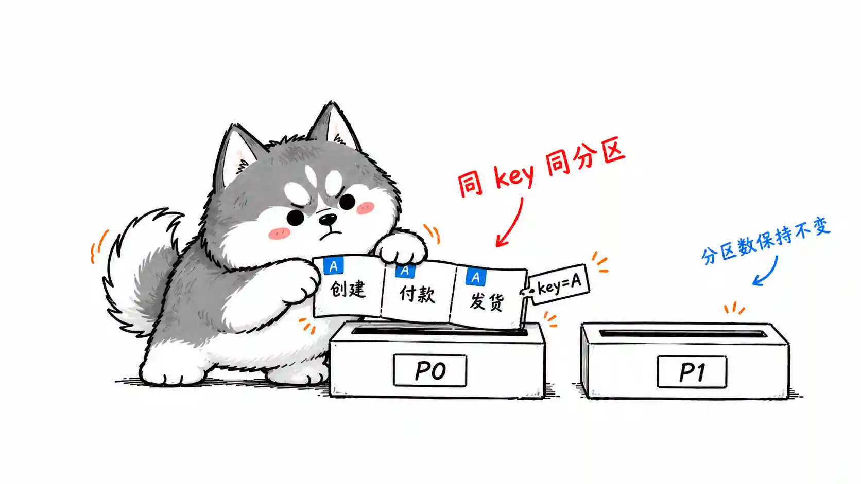 Kafka 按 key 分区