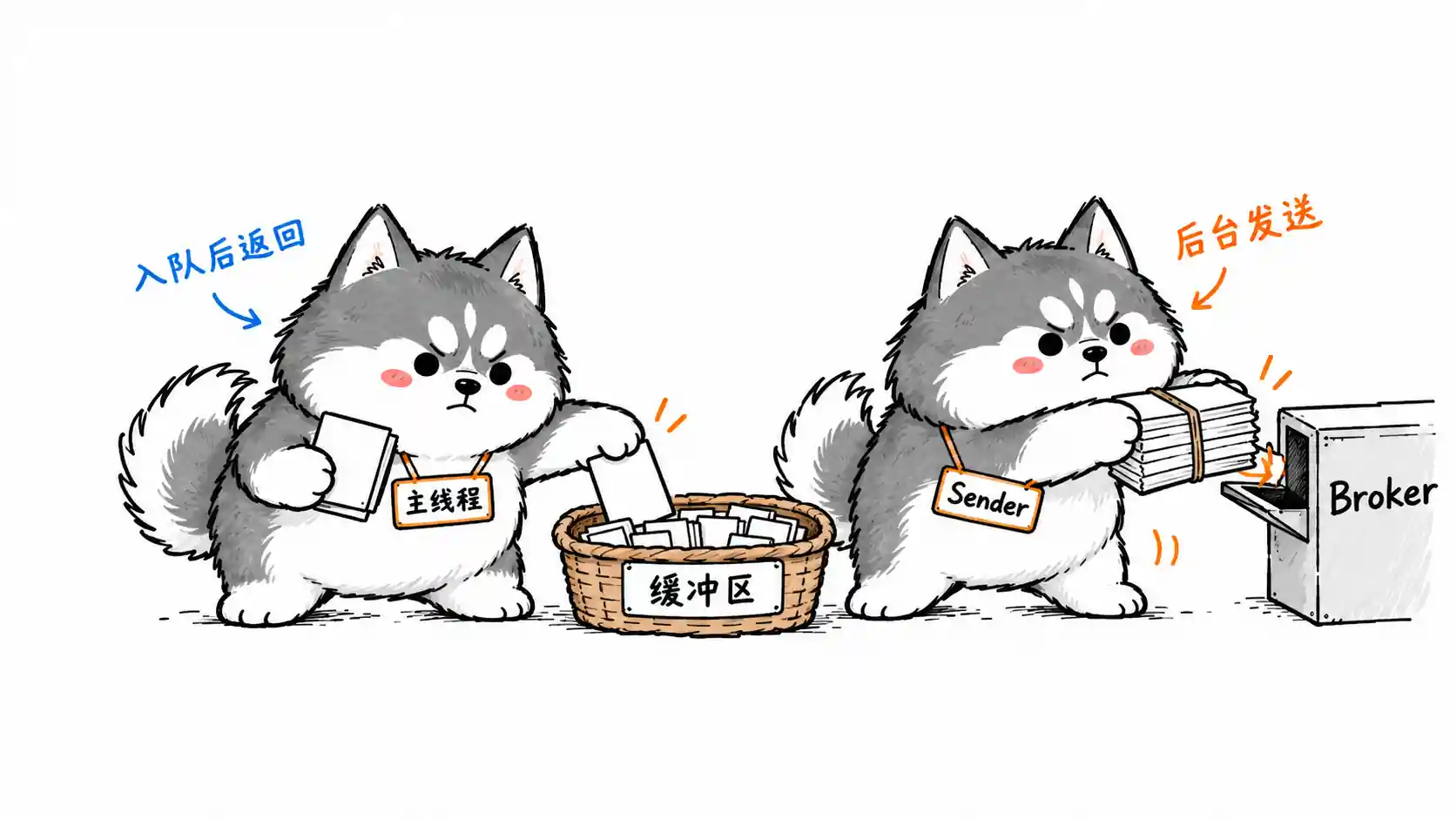 Kafka 消息的发送过程简单介绍一下？