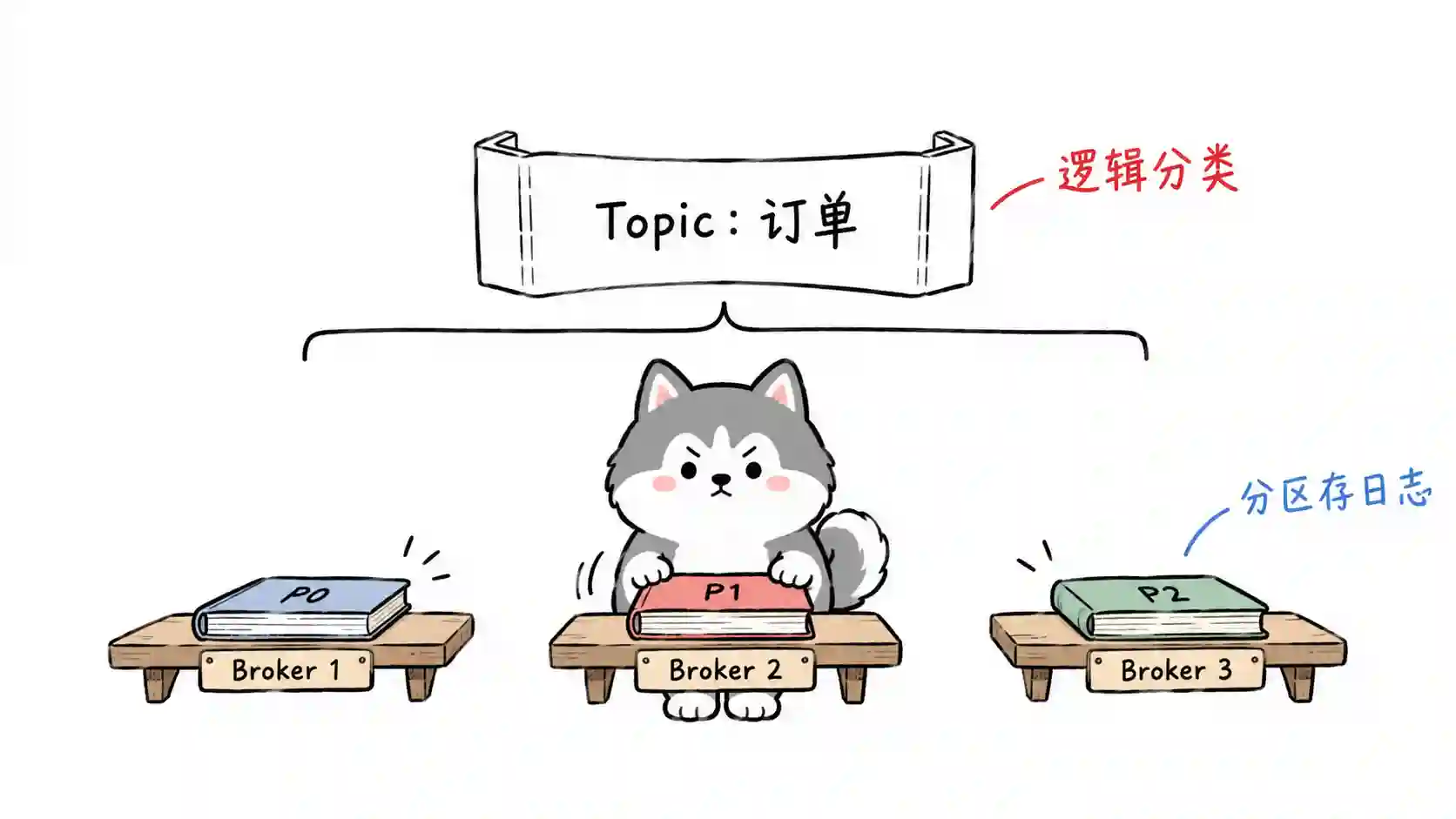Kafka Topic 与分区的关系