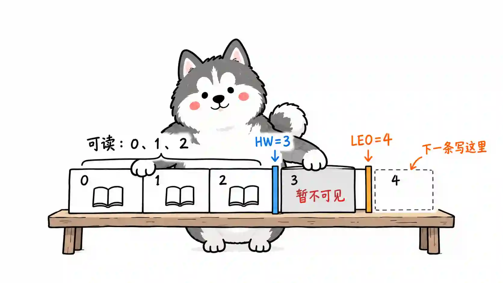 Kafka HW 与 LEO 的区别
